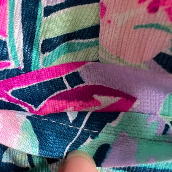 Lilly Pulitzer Run Around Slathouse Soirre Scalloped Edge Shorts NWOT Size 0 - Picture 6 of 8